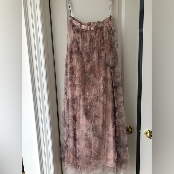 BNWT Jenny Yoo Anthropologie BHLDN floral tulle maxi skirt - Picture 1 of 4